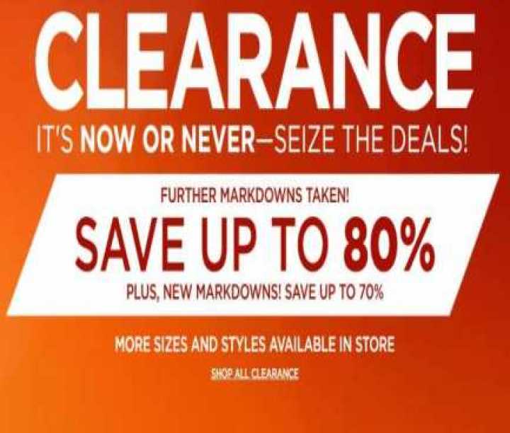  Kohl's Clearance Sale 