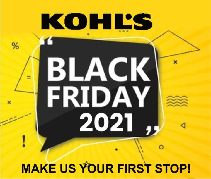 Kohl's Black Friday Sale
